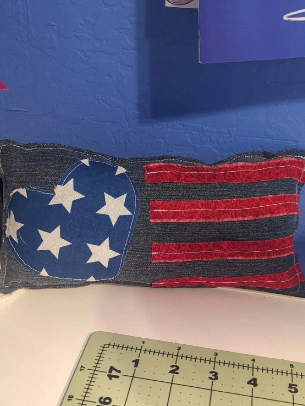 Patriotic Star & Stripe Decorative Pillow Set - Red, White, Blue Set Of 2 9
